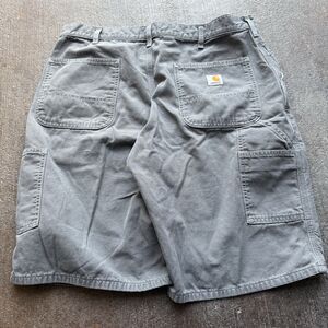 Carhartt Vintage Carpenter Jorts Gray Size 36